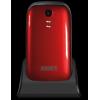 CELLULARE SAIET FOCUS ROSSO DUAL SIM, DOPPIO DISPLAY, BT, FOTOCAMERA, RADIO FM 